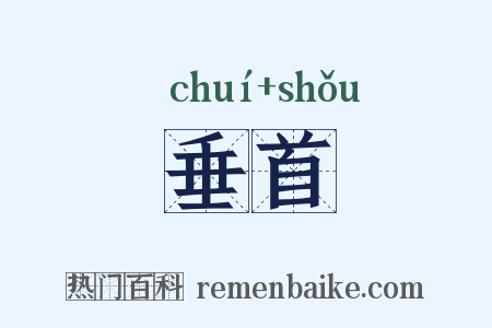 垂首是什么意思的图片